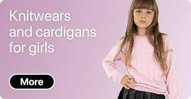 Knitwears and cardigans for girls
