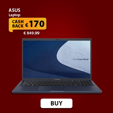 Laptop ASUS ExpertBook B1500CEAE-BQ1841R 15.6'' Intel Core i5 8GB 512GB Star Black