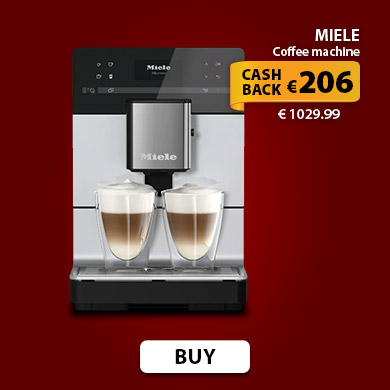 Coffee machine MIELE CM 5510 Alu Silber Met